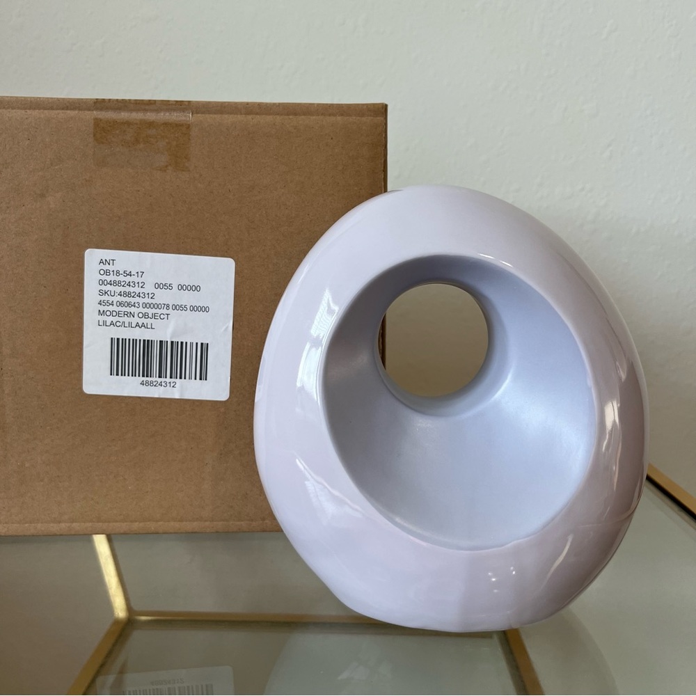 Anthropologie *RARE* NIB Lilac Modern Object - Picture 10 of 13